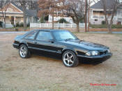 1991 LX Hatchback 5.0 5 speed Black with Grey/Black interior. Completely restored