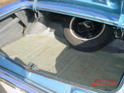 1966 Chevrolet Impala - 396 Engine - 400 turbo transmission totally original low mileage numbers matching Impala Exterior is Marina Blue with all original Black vinyl interior What a clean trunck.