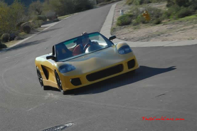 The brand new Grabercars 'La Bala' mid-engine sports car.