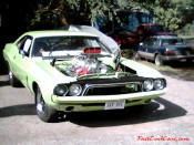 1974 Dodge challenger, it is back halfed, was a 318 manual car with rally dash , now its a blown 440 /727