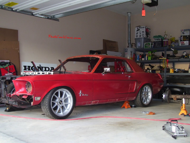 1968 Ford Mustang coupe that I was making a pro-touring car out of.