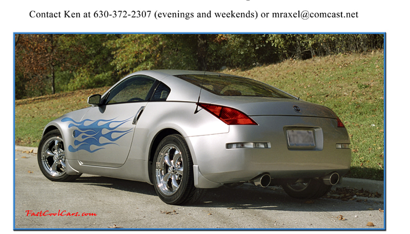 It's a custom 2004 Nissan 350Z