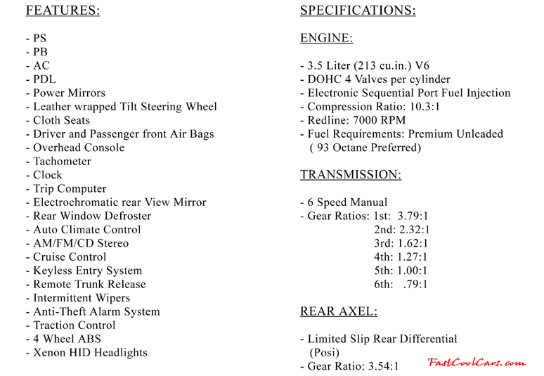It's a custom 2004 Nissan 350Z