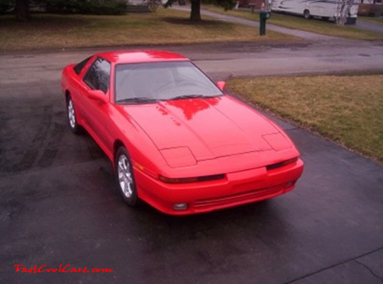 1989 Toyota Supra. Fresh Viper Red Exterior