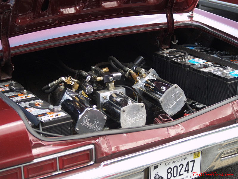 Custom built 1966 Chevrolet impala lowrider. 3 showtime pumps, 6 switches, 8 batteries