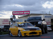 “Trick It Out” a sister to “Pimp My Ride.” This is the real deal. Harbor Motorsports of California was selected to build this car and won the Cartoon series with it. $30-40k was spent between MTV, sponsors and the shop on this heavily modified 1996 Honda Civic Hatch