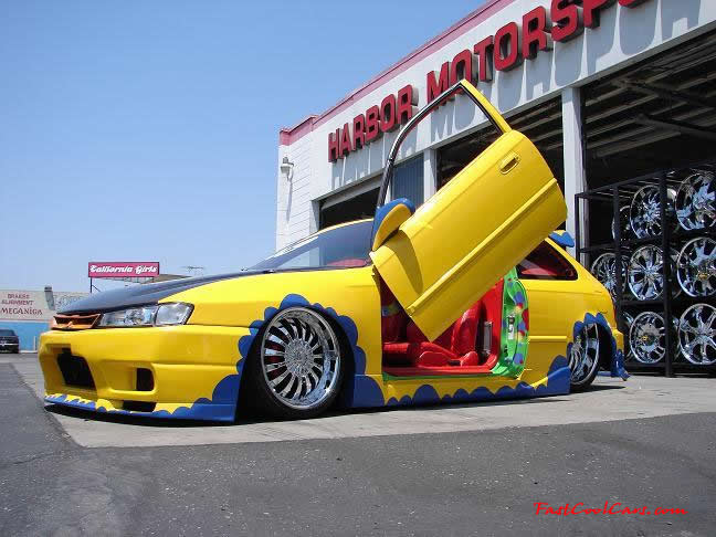 Trick It Out a sister to Pimp My Ride. This is the real deal. Harbor Motorsports of California was selected to build this car and won the Cartoon series with it. $30-40k was spent between MTV, sponsors and the shop on this heavily modified 1996 Honda Civic Hatch