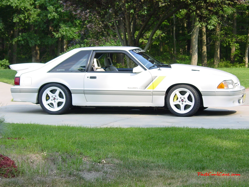 GORGEOUS 1989 SALEEN SSC ~ Steve Saleen manufactured 160 SSCs in 1989 and this one is number 53/160. It is VIN # 1FABP41E3KF227372. The SSC was only manufactured in 1989 and is a true collectable for the serious Mustang enthusiast