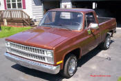 1982 Chevy C 10 Short Box Pick Up Truck. 350 Motor