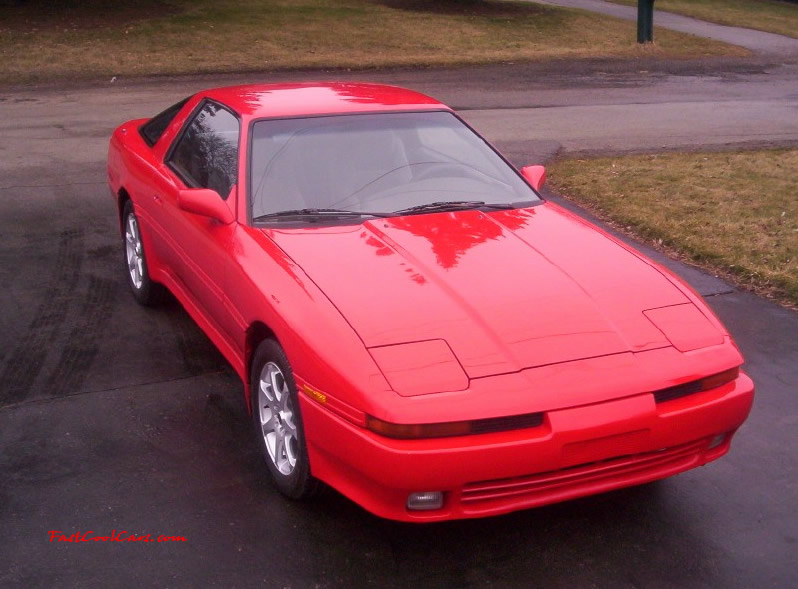 1989 Toyota Supra. Fresh Viper Red Exterior, Rear Wheel Drive, 4.30 Posi Rear