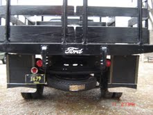 1940 Ford one ton stake bed truck.