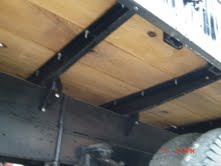 1940 Ford one ton stake bed truck.