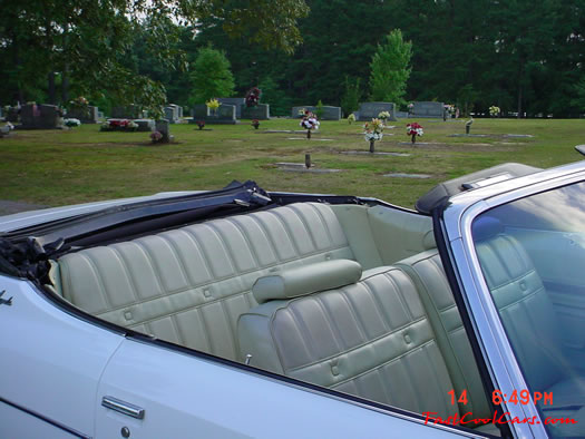 White 1972 Chevrolet Impala convertible for sale.