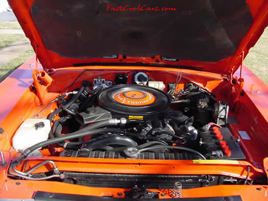 1970 Plymouth Road Runner, It was rated at 335 horsepower from the factory with the stock 383