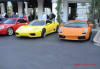 Fast Cool Exotic Supercar - Yellow, Red and Orange paint jobs.
