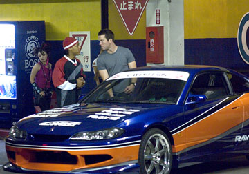 Spy pictures taken in Tokyo, Japan, of some of the cars and equipment used in Tokyo Drift - Fast and the Furious 3