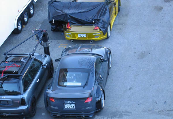 Spy pictures taken in Tokyo, Japan, of some of the cars and equipment used in Tokyo Drift - Fast and the Furious 3