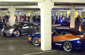 Spy pictures taken in Tokyo, Japan, of some of the cars and equipment used in Tokyo Drift - Fast and the Furious 3