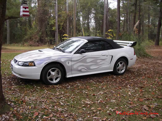 2001 Mustang Convertible, nice mach 3 spoiler