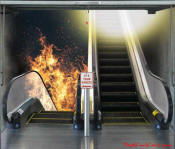 And, lastly, which one will you choose, Heaven or Hell, on garage door decal.