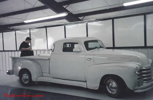 1952 Chevrolet pickup fully customized and very fast.