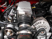 2005 Chevy SSR, standard it had 400bhp (corvette 6.0litre LS2 V8) - Magnuson supercharger