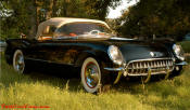 1954 Chevrolet Corvette - The second year of Corvette production, this is a rare black '54 Corvette. Fewer then a dozen were produced.