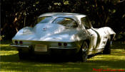 1963 Chevrolet Corvette split window coupe - The one year only split window coupe became an instant classic and marked the 10th year anniversary or the production of the Chevrolet Corvette.