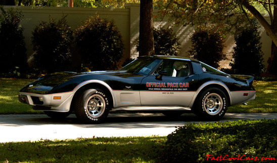 1978 Limited Edition 25th anniversary Chevrolet Corvette Pace car, only 202 had four speed transmissions. This is one of them.