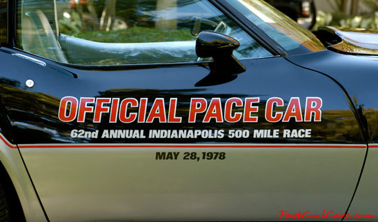 1978 Limited Edition 25th anniversary Chevrolet Corvette Pace car, only 202 had four speed transmissions. This is one of them.