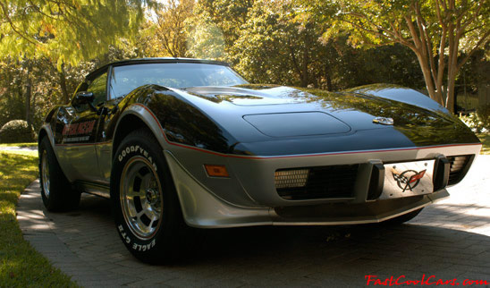 1978 Limited Edition 25th anniversary Chevrolet Corvette Pace car, only 202 had four speed transmissions. This is one of them.