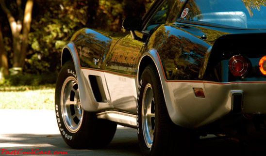 1978 Limited Edition 25th anniversary Chevrolet Corvette Pace car, only 202 had four speed transmissions. This is one of them.