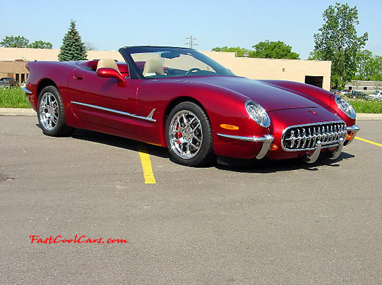 By blending the classic styling of the 1950's with performance, comfort, and technology of the 21st century, the 1953-2003 Commemorative Edition offers the best of both eras. Sweet paint job.