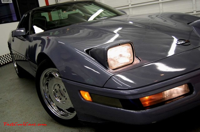 1991 Chevrolet Corvette - in Steel Blue Metallic, it was a 90-91 color only, and has a steel blue interior as well, they made less that 500 of the 91 Corvette in this color. - Brian, Reno, Nevada, USA
