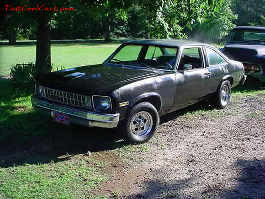 1976 Chevrolet Nova 350 V-8 built - Nice wheels