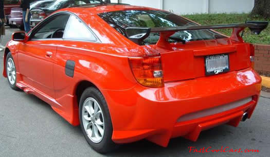 2000 Toyota Celica GT nice red, many modifications - sweet