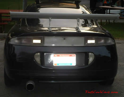 1995 Mitsubishi Eclipse It is very fast, so far I have had it to 120 MPH but I will have it faster, it is getting Nos on it. :)