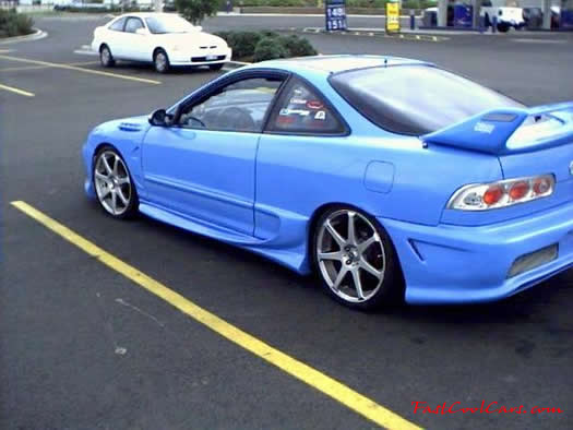 1994 Acura Integra very modified, nice blue color