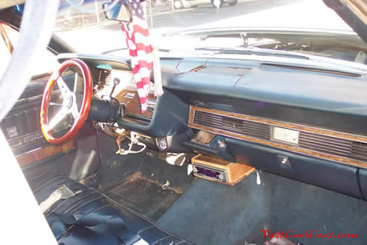 1969 Lincoln Continental interior, working on redoing the inside, it's only 35 years old you know.