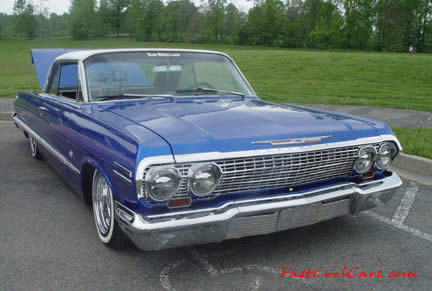 Lowriders that have been lowered, dropped, slammed, and scraping, using many different modifications. classic car