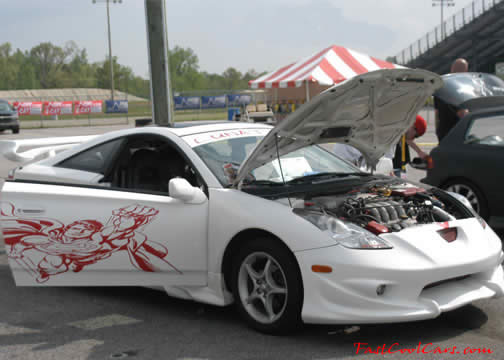 Lowriders that have been lowered, dropped, slammed, and scraping, using many different modifications. 