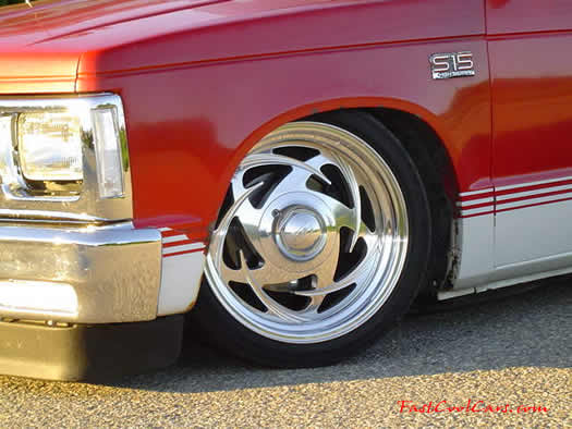 Lowriders that have been lowered, dropped, slammed, and scraping, using many different modifications. slammed truck