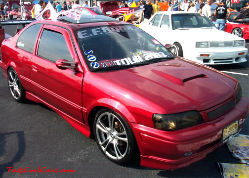 Lowriders that have been lowered, dropped, slammed, and scraping.