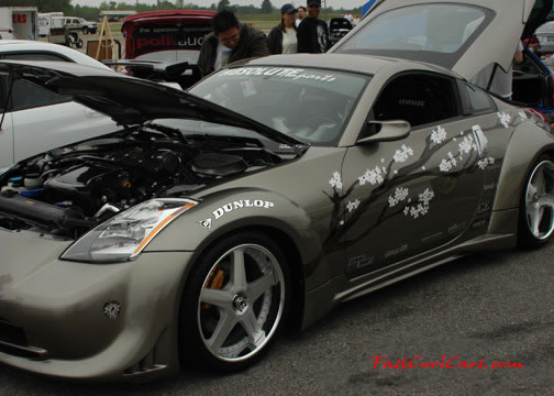 Lowriders that have been lowered, dropped, slammed, and scraping. Nissan 350Z, great for drifting.