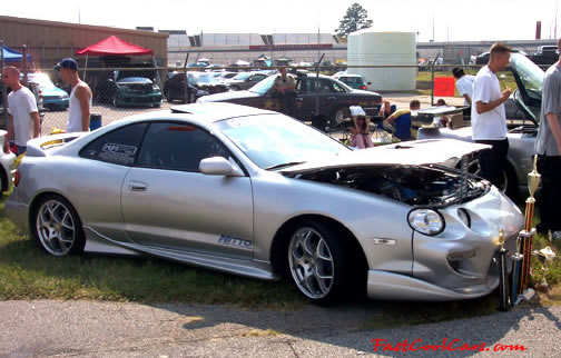 Lowriders that have been lowered, dropped, slammed, and scraping. Toyota Supra low rider.