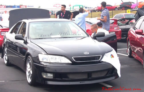 Lowriders that have been lowered, dropped, slammed, and scraping.