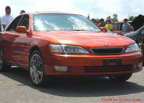 Lowriders that have been lowered, dropped, slammed, and scraping.