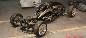 The Brimstone Quadracycle, the worlds first Hot Rod Quad.