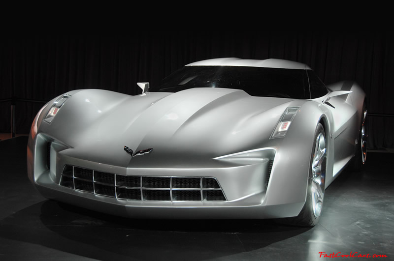 2011 Corvette Stingray - Among the four new movie characters is Sideswipe - a stylized Corvette vision concept vehicle. Sideswipe takes the form of a sleek, vision concept dreamed up by the Corvette designers at GM.