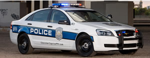 2011 Chevrolet Caprice Police Car with 355 horsepower.